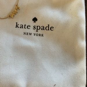 Gold Kate Spade New York Mrs. necklace